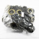 ตาไก่ เหล็ก ขนาด 19.5 mm (32) บรรจุ 100 ชุด สีทองรมดำ