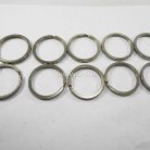 ห่วงพวงกุญแจแบนหนา เฉพาะห่วง ขนาด 3 cm  บรรจุ 10 อัน สีนิเกิ้ล