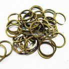 ห่วงพวงกุญแจแบนหนา เฉพาะห่วง ขนาด 3 cm  บรรจุ 100 อัน สีทองรมดำ