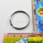 ห่วงพวงกุญแจ เฉพาะห่วง ขนาด 3 cm  บรรจุ 1 อัน สีนิเกิ้ล รูป 2