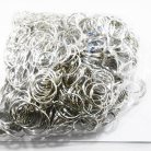 ห่วงพวงกุญแจ เฉพาะห่วง ขนาด 3 cm  บรรจุ 500 อัน สีนิเกิ้ล