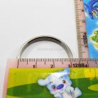 ห่วงพวงกุญแจ พร้อมโซ่ข้อต่อกลม ขนาด 3 cm  บรรจุ 100 อัน สีนิเกิ้ล รูป 3