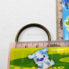 ห่วงพวงกุญแจ พร้อมโซ่ข้อต่อกลม ขนาด 3 cm  บรรจุ 100 อัน สีทองรมดำ รูป 3