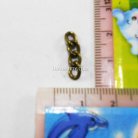 ห่วงพวงกุญแจ เฉพาะโซ่ข้อต่อ บรรจุ 10 อัน สีทองรมดำ รูป 2