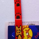 สายผ้า-ผ้ากุ๊น Cotton (ฝ้าย) การ์ตูน 2 หน้า ขนาด 3 หุน (1 cm) บรรจุ 1 เมตร สีแดง รูป 2