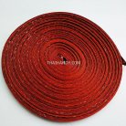 สายผ้า-ผ้ากุ๊น Cotton (ฝ้าย) การ์ตูน 2 หน้า ขนาด 3 หุน (1 cm) บรรจุ 50 เมตร สีแดง