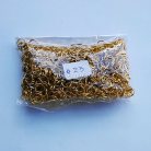 ห่วงอลูมิเนียมกลม ขนาด 5.1 mm #23  บรรจุ 1000 อัน สีทอง