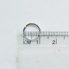 ห่วงอลูมิเนียมกลม ขนาด 9 mm #16  บรรจุ 100 อัน สีเงิน รูป 3