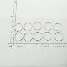 ห่วงอลูมิเนียมกลม ขนาด 13 mm #15  บรรจุ 1000 อัน สีเงิน รูป 2