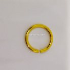 ห่วงอลูมิเนียมกลม ขนาด 13 mm #15  บรรจุ 10 อัน สีทอง รูป 2