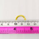 ห่วงอลูมิเนียมกลม ขนาด 13 mmหนา #14  บรรจุ 10 อัน สีทอง รูป 3