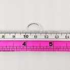 ห่วงอลูมิเนียมกลม ขนาด 13 mmหนา #14  บรรจุ 1000 อัน สีเงิน รูป 3