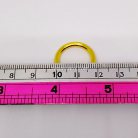 ห่วงอลูมิเนียมกลม ขนาด 15.8 mm #13  บรรจุ 10 อัน สีทอง รูป 3