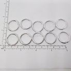 ห่วงอลูมิเนียมกลม ขนาด 15.8 mm #13  บรรจุ 100 อัน สีเงิน รูป 2