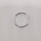 ห่วงอลูมิเนียมกลม ขนาด 19.2 mm #10  บรรจุ 100 อัน สีเงิน รูป 2