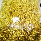 ห่วงอลูมิเนียมกลม ขนาด 19.2 mm #10  บรรจุ 1000 อัน สีทอง