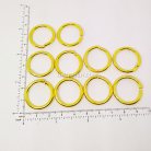 ห่วงอลูมิเนียมกลม ขนาด 19.2 mm #10  บรรจุ 1000 อัน สีทอง รูป 2