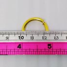 ห่วงอลูมิเนียมกลม ขนาด 19.2 mm #10  บรรจุ 1000 อัน สีทอง รูป 3