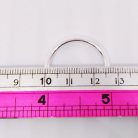 ห่วงอลูมิเนียมกลม ขนาด 22.6 mm #9  บรรจุ 100 อัน สีเงิน รูป 3