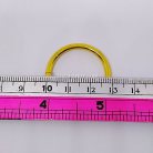 ห่วงอลูมิเนียมกลม ขนาด 26.2 mm #7  บรรจุ 100 อัน สีทอง รูป 3