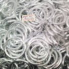 ห่วงอลูมิเนียมกลม ขนาด 26.2 mmหนา #7  บรรจุ 500 อัน สีเงิน