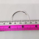 ห่วงอลูมิเนียมกลม ขนาด 30.8 mmหนา #5  บรรจุ 100 อัน สีเงิน รูป 3