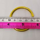 ห่วงอลูมิเนียมกลม ขนาด 37.5 mm #4  บรรจุ 10 อัน สีทอง รูป 3