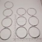 ห่วงอลูมิเนียมกลม ขนาด 37.5 mm #4  บรรจุ 100 อัน สีเงิน รูป 2