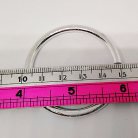 ห่วงอลูมิเนียมกลม ขนาด 41.5 mm #3  บรรจุ 100 อัน สีเงิน รูป 3