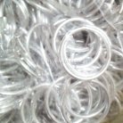 ห่วงอลูมิเนียมกลม ขนาด 41.5 mm #3  บรรจุ 500 อัน สีเงิน