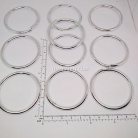 ห่วงอลูมิเนียมกลม ขนาด 41.5 mm #3  บรรจุ 500 อัน สีเงิน รูป 2