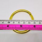ห่วงอลูมิเนียมกลม ขนาด 41.5 mmหนา #2  บรรจุ 100 อัน สีทอง รูป 3