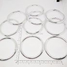 ห่วงอลูมิเนียมกลม ขนาด 51.2 mmหนา #1  บรรจุ 10 อัน สีเงิน