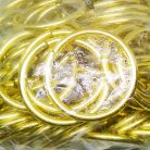 ห่วงอลูมิเนียมกลม ขนาด 51.2 mmหนา #1  บรรจุ 500 อัน สีทอง