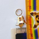 กระดิ่งเหล็ก ขนาด 12 mm (จิ๋วสุด) บรรจุ 500 ชุด สีเงิน รูป 3