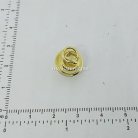 กระพรวนเหล็ก เงา ขนาด 12 mm  บรรจุ 10 อัน สีทอง รูป 3