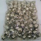 กระพรวนเหล็ก เงา ขนาด 15 mm  บรรจุ 144 อัน สีเงิน