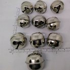 กระพรวนเหล็ก เงา ขนาด 30 mm  บรรจุ 10 อัน สีเงิน