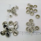 กระดุมแป๊กเหล็ก ขนาดหน้ากว้าง 17 mm (7N) บรรจุ 10 ชุด สีนิเกิ้ล รูป 2