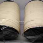 สายผ้า-ผ้ากุ๊น Cotton (ฝ้าย) ลายก้างปลา ขนาด 4 หุน (1.3 cm) บรรจุ 850 หลา(10 ม้วน) สีด้ายดิบ รูป 2