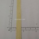 สายผ้า-ผ้ากุ๊น Cotton (ฝ้าย) ลายก้างปลา ขนาด 3 หุน (1 cm) บรรจุ 100 หลา สีด้ายดิบ รูป 3