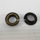 ตาไก่ ทองเหลือง ขนาด 11 mm (25) บรรจุ 10 ชุด สีทองรมดำ รูป 2