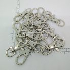 คอหมาโลหะ ดีด ขนาด 1x3.8 cm  บรรจุ 100 อัน สีนิเกิ้ล รูป 3