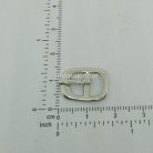 หัวเข็มขัดสี่เหลี่ยม โลหะ ขนาด 0.8X1.2 cm  บรรจุ 100 อัน สีนิเกิ้ล รูป 2