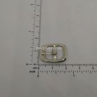 หัวเข็มขัดสี่เหลี่ยม โลหะ ขนาด 1X1.5 cm  บรรจุ 2160 อัน สีนิเกิ้ล รูป 3