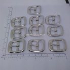 หัวเข็มขัดสี่เหลี่ยม โลหะ ขนาด 1.6X2.5 cm  บรรจุ 100 อัน สีนิเกิ้ล รูป 2