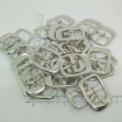 หัวเข็มขัดสี่เหลี่ยม โลหะ ขนาด 1.6X2.5 cm  บรรจุ 720 อัน สีนิเกิ้ล รูป 2