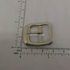 หัวเข็มขัดสี่เหลี่ยม โลหะ ขนาด 1.6X2.5 cm  บรรจุ 720 อัน สีนิเกิ้ล รูป 3