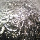 หัวเข็มขัดสี่เหลี่ยม โลหะ ขนาด 1.6X2.5 cm  บรรจุ 2160 อัน สีนิเกิ้ล