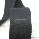 สายผ้า-ผ้ากุ๊น Cotton (ฝ้าย) ลายก้างปลา ขนาด 1.5 นิ้ว บรรจุ 1 เมตร สีดำ รูป 3